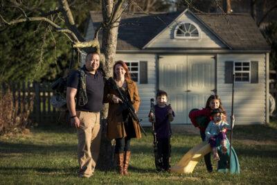 Jay Blevins and family