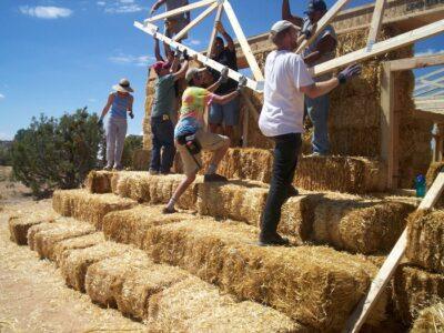 straw bale house