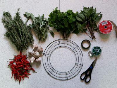 How to Make An Attention-Grabbing, Festive Culinary Wreath