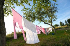 laundry outside