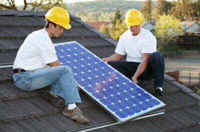 solar panel roof installation