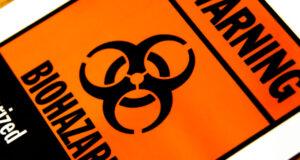 Warning biohazard sign