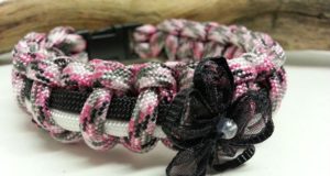 One of the many products Survivor Jane offers is the paracord bracelet, a combination of style and survival needs.