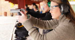 Women At Shooting Range
