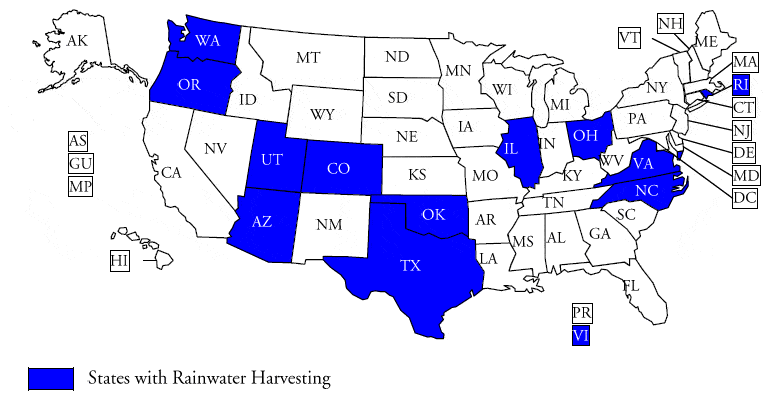 rainwater harvesting states