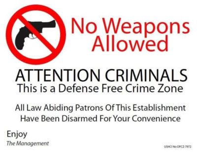 no gun zone