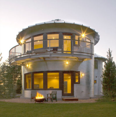 recycled silo house design