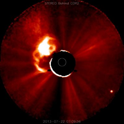 CME spotted by NASA