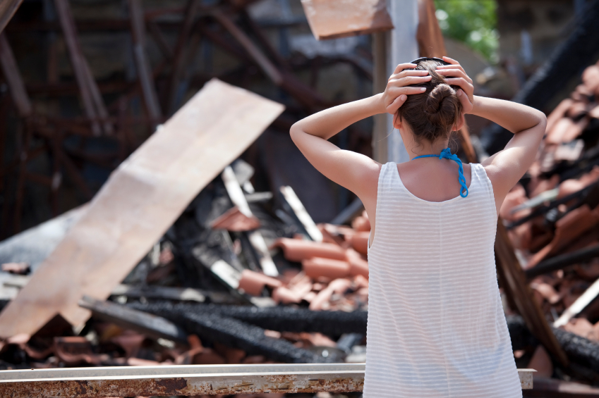 destroyed house disaster preparedness