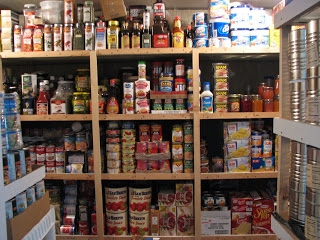 basement stored food