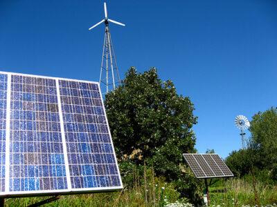 solar power wind turbines