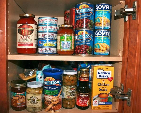 kitchen pantry food