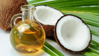Coconut oil healthy fats