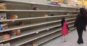 Ice Storm Panic Leads To Empty Store Shelves In South