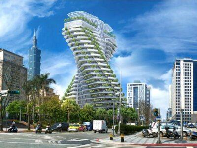 urban rooftop organic garden Vincent Callebaut