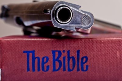 bible and guns