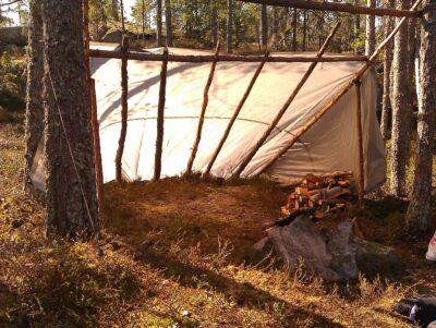 lean-to shelter