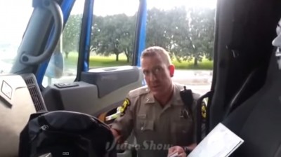 Trucker pulls over trooper for speeding