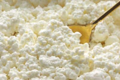 Homemade cottage cheese