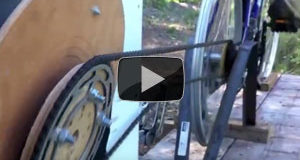 How To Do Laundry Off-Grid With a Bike-Powered Washing Machine