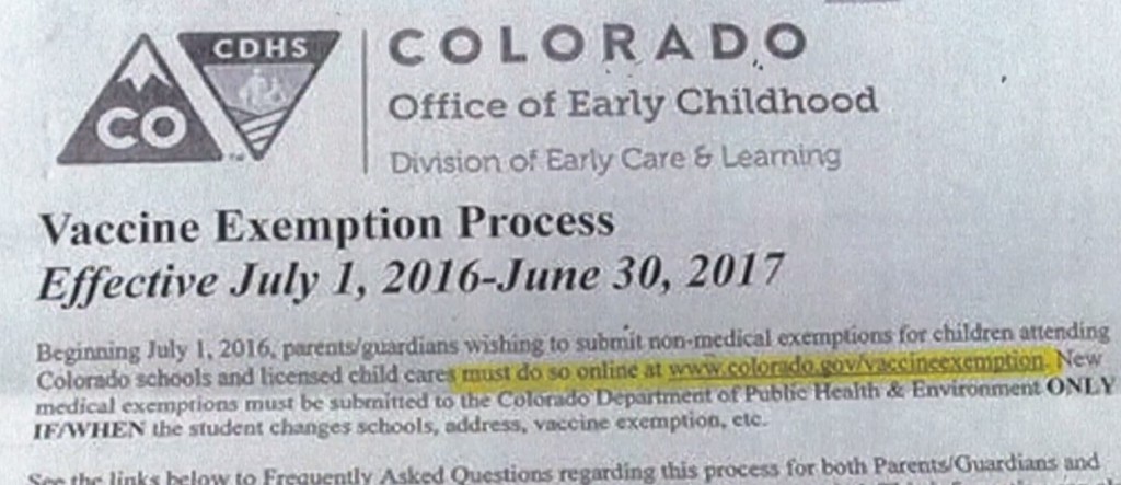 State Orders Parents: Register Your Unvaccinated Children