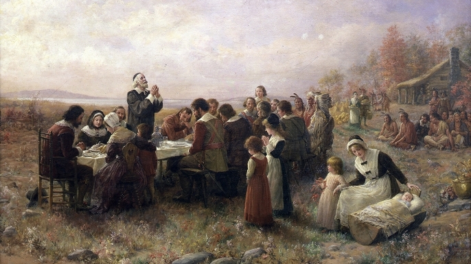 The Pilgrims’ 1st Thanksgiving Meal Included … Seal & Eagle?