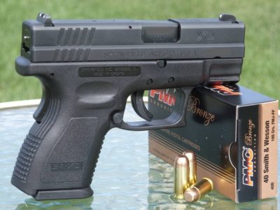 Springfield Armory XD subcompact. Image source: YouTube