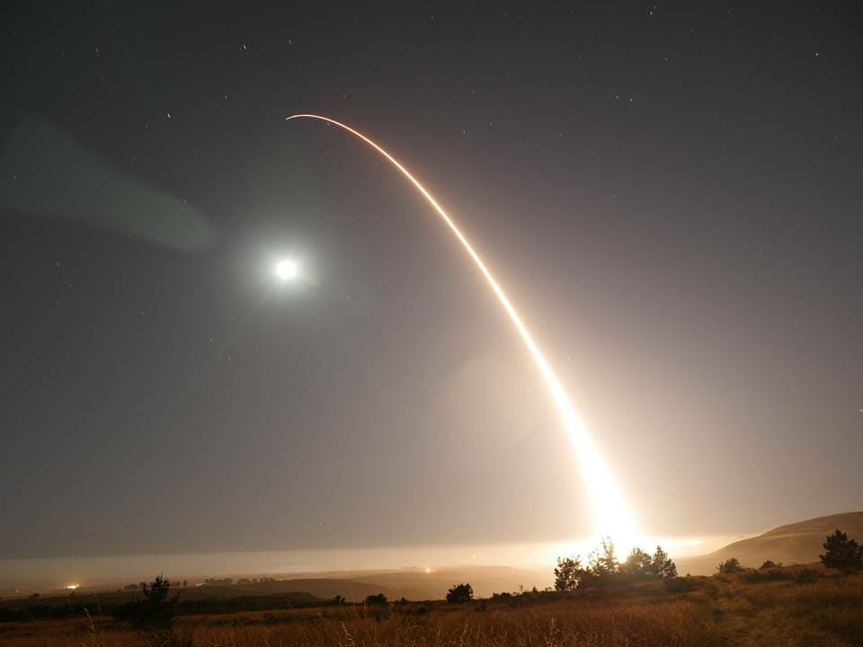 U.S. Test Fires Missile Off Calif. Coast; Can Carry Nuclear Weapons, Travel 8,000 Miles