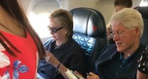 Hillary Clinton Flying “Commercial” As a Publicity Stunt?