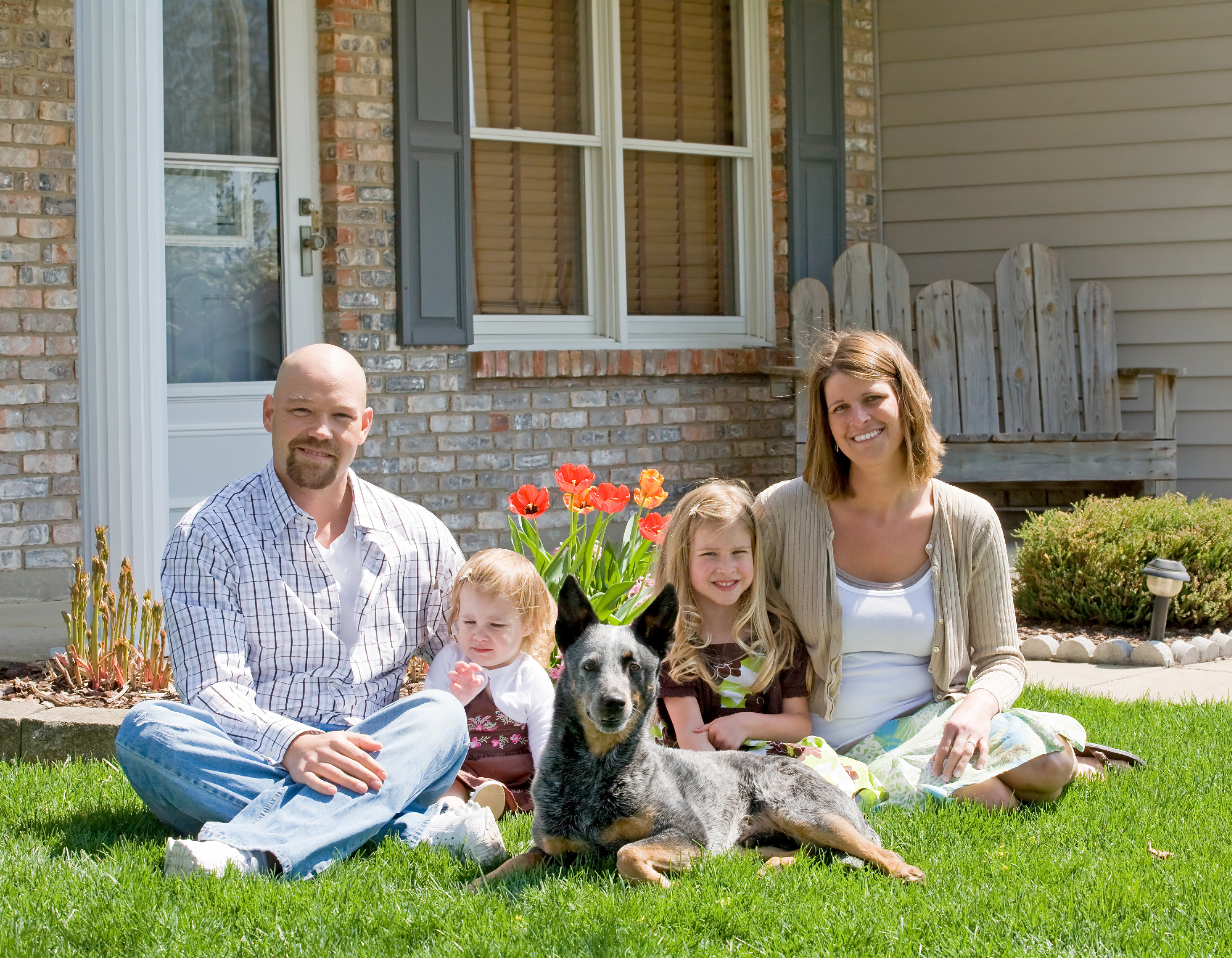 Middle Class American Family