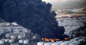 Toxic Chemical Inferno Threatens Houston Area As Black Plume Extends For Miles