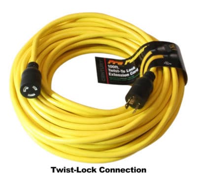 Solar Extension Cord Twist Lock Cord