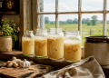 Turn Any Quart Jar Into A “Farmhouse Pharmacy” For Under Five Dollars