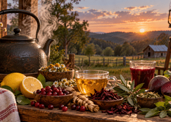 Before There Were Kidney Clinics… Country Folks Had Lemons, Berries, Roots, Flowers… And A Kettle